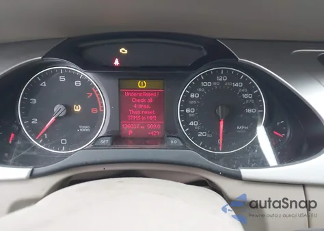 2010 Audi A4 2.0T Premium z USA, uszkodzony, nr VIN WAUBFAFL6AN033374